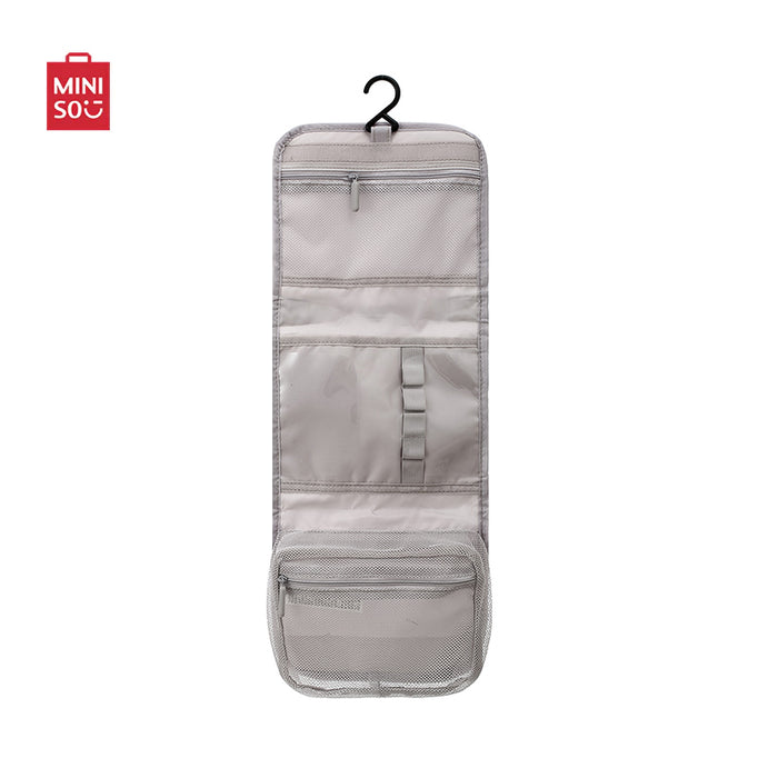 MINISO AU MINIGO Three-Fold Wash Bag (Grey)