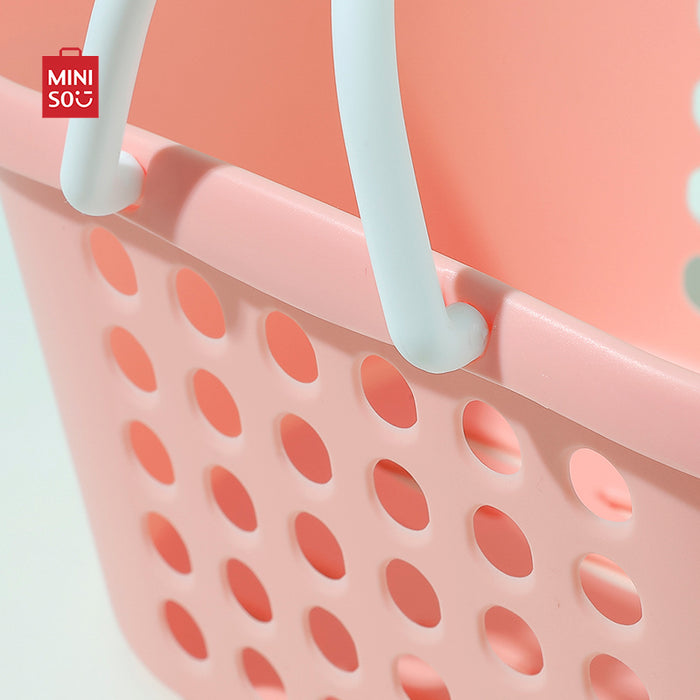 MINISO AU Simple Bath Basket for Storing Bathroom Conditioner(Random Colour)