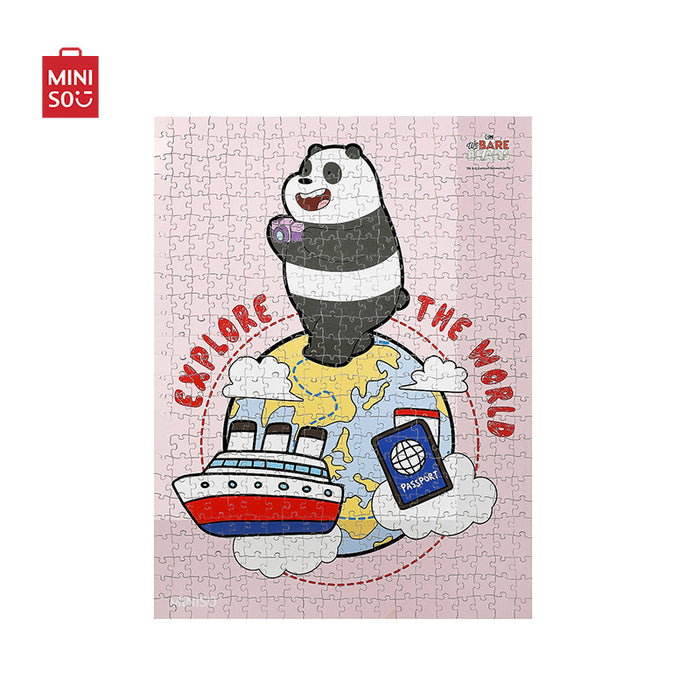 MINISO AU We Bare Bears Panda 500 Pieces Puzzle(61x45.7cm)