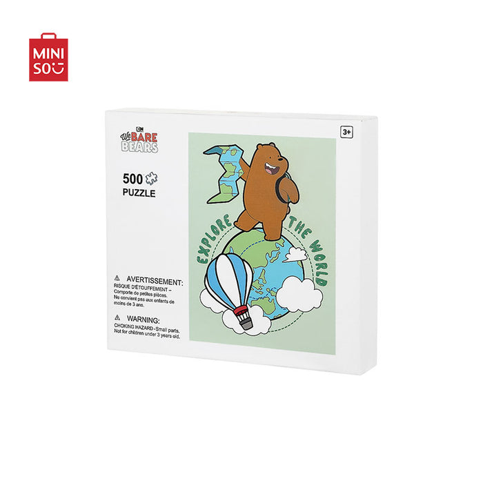 MINISO AU We Bare Bears Grizzly 500 Pieces Puzzle(61x45.7cm)