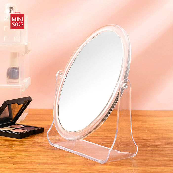 MINISO AU Oval Double Sided Rotation Vanity Mirror (2×Magnification)