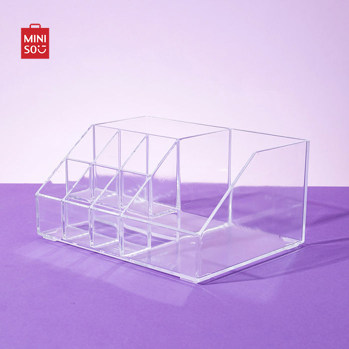 MINISO AU Transparent Free Combination Series Multi-grid Cosmetics Storage Case Small