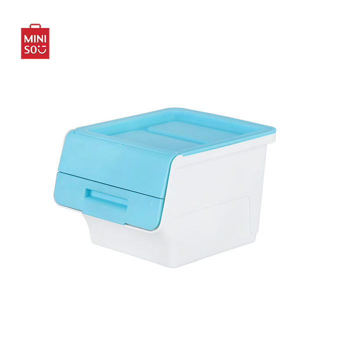 MINISO AU Mini Storage Box With Wide Opening(Blue)