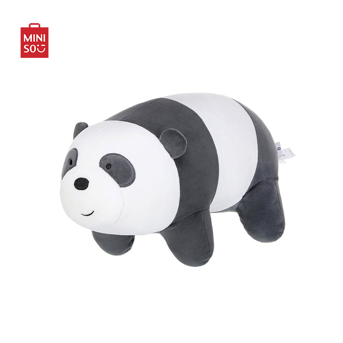 MINISO AU We Bare Bears Panda Plush Toy Stuffed Animals Doll For Gift 38cm