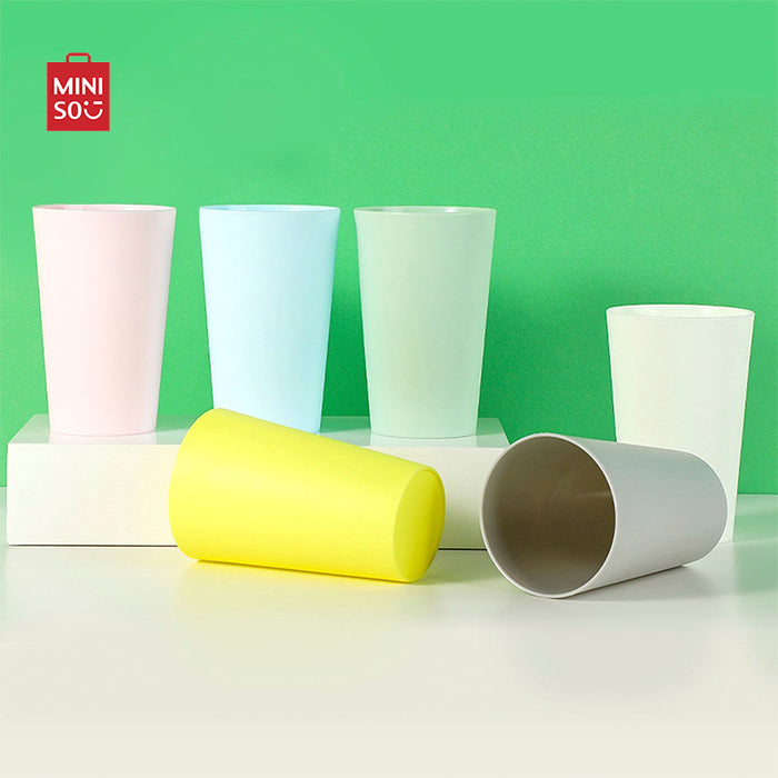 MINISO AU Colorful Eco-friendly Plastic Cup 6 Pcs