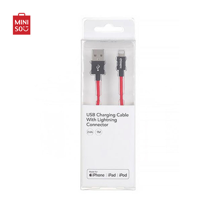 MINISO AU USB Mfi Verified Lightning Cable for Apple Devices