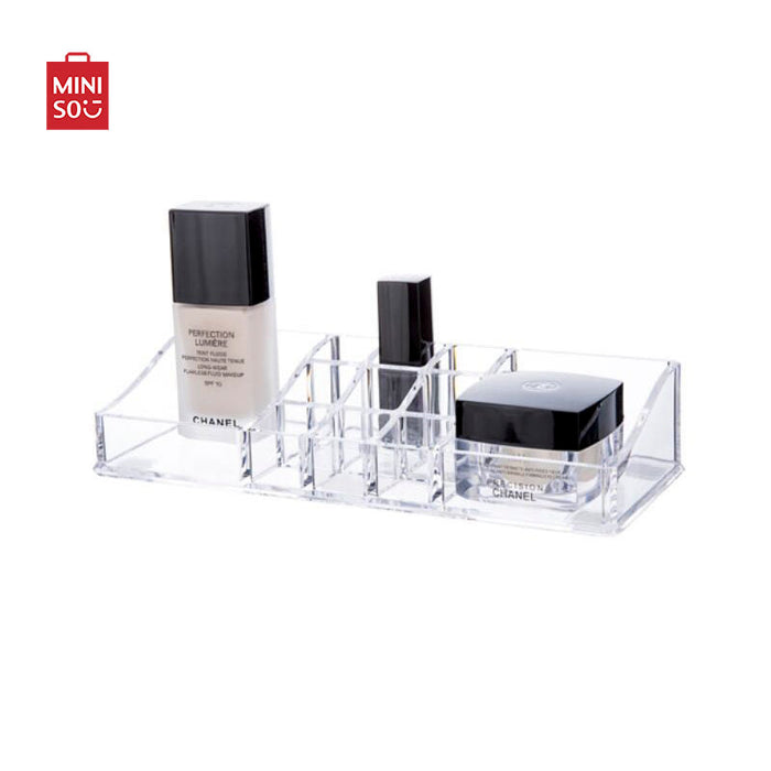 MINISO AU Clear Cosmetic Makeup or Stationery Shallow Storage Organizer