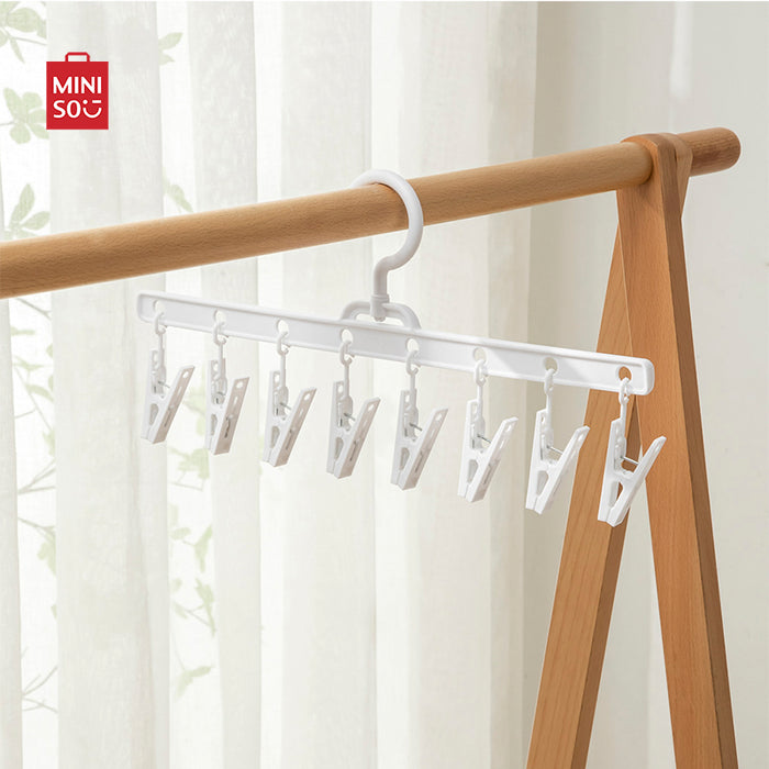 MINISO AU Sock Drying Rack with 8 Clips