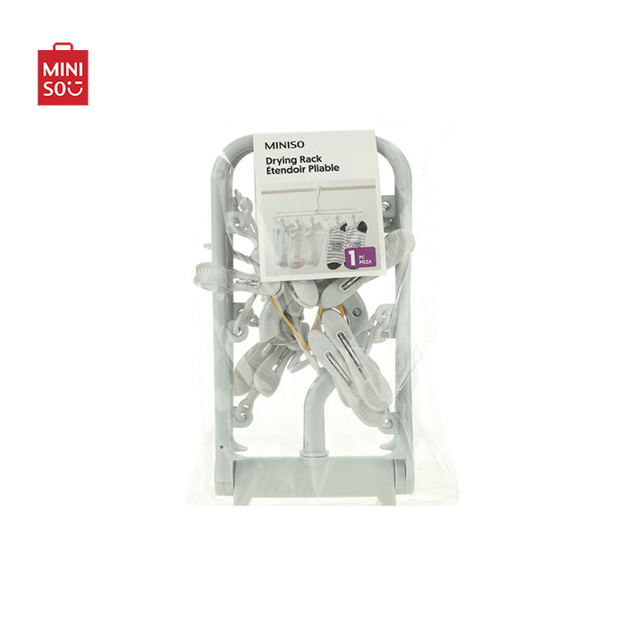 MINISO AU Foldable Drying Rack with 12 Clips