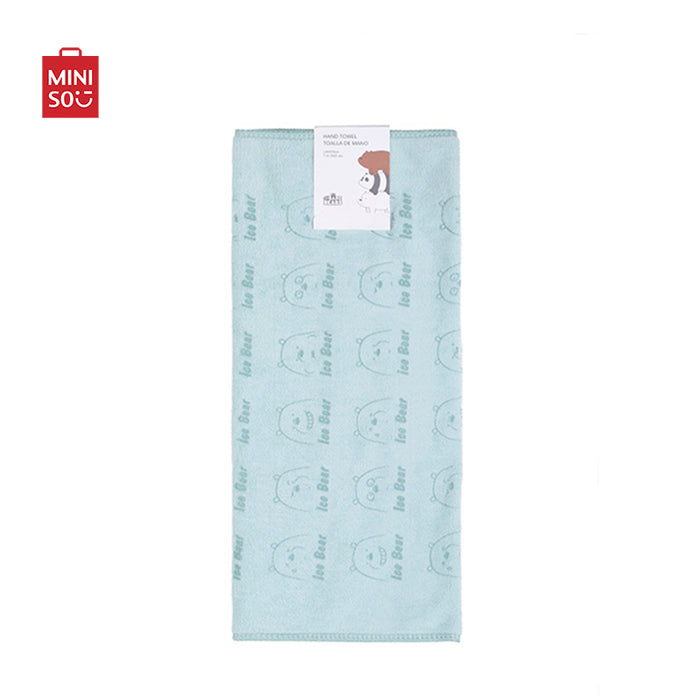 MINISO AU We Bare Bears Collection 5.0 Microfiber Towel Mint Green