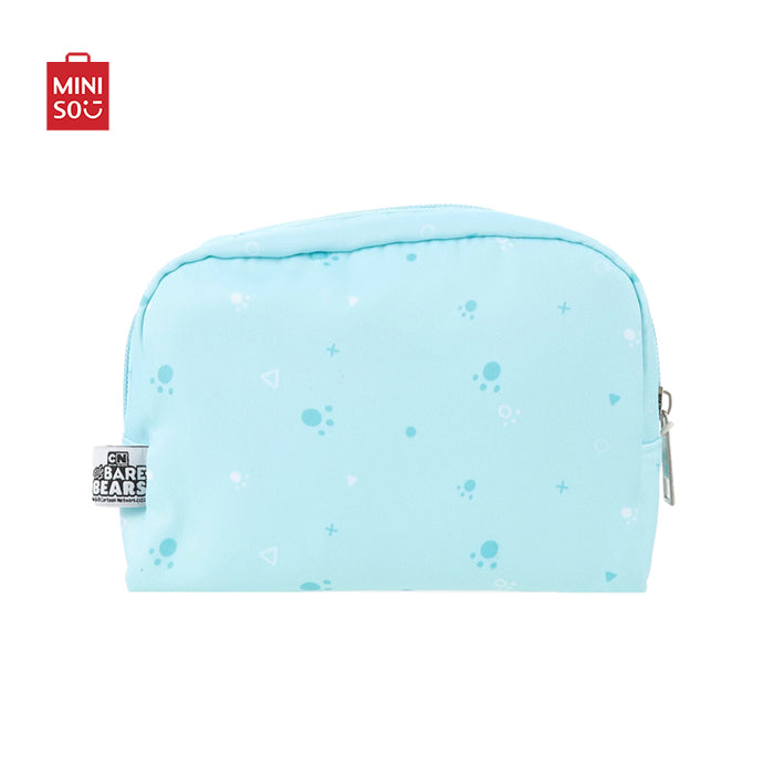 MINISO AU We Bare Bears Collection Rectangle Cosmetic Bag Green