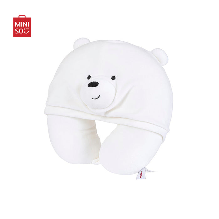 MINISO AU We Bare Bears U-shaped Pillow with Hood(Panda)