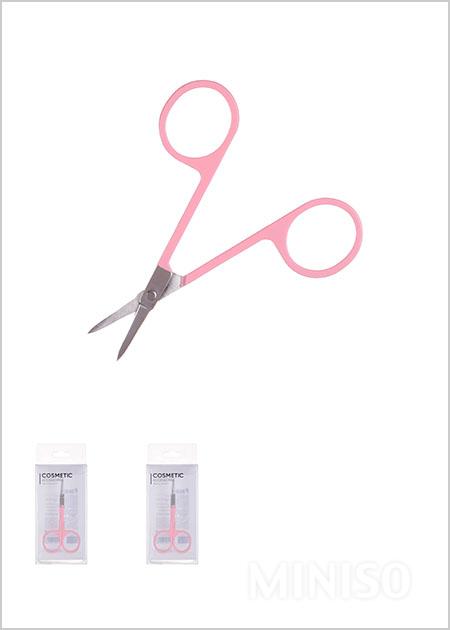 MINISO AU Multipurpose Stainless Steel Beauty Scissor Pink Precision Scissors