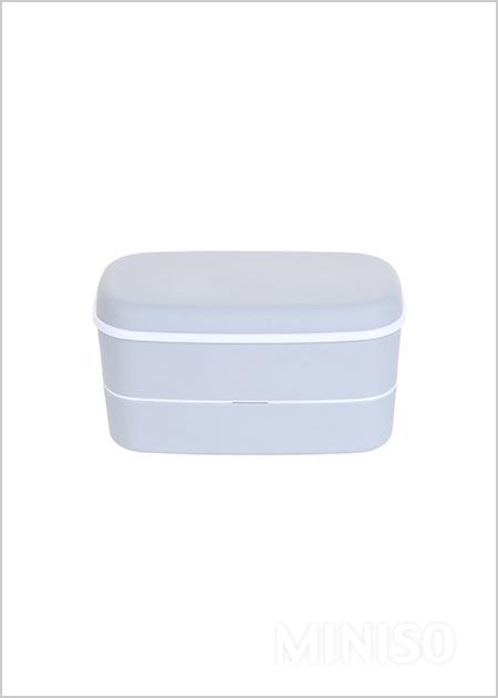 MINISO AU Double Layer Bento Box Food Storage Containers For School and Picnic